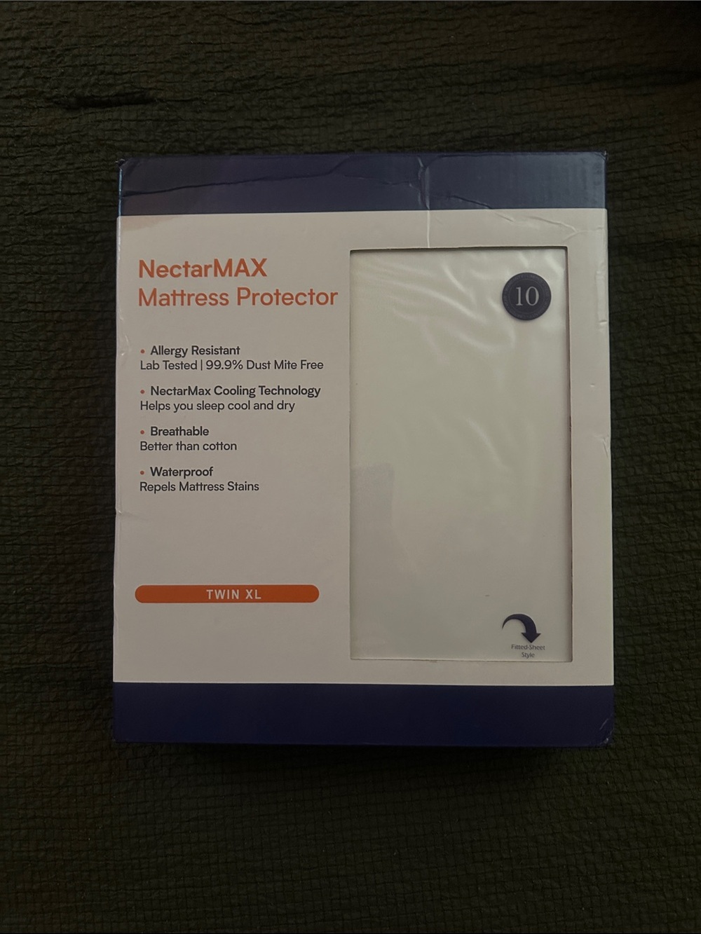 Twin XL Mattress Protector - White